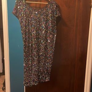 Sequins mini dress